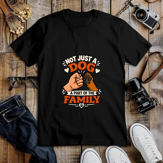 NOT JUST A PET - VINTAGE DOG LOVER T-SHIRT